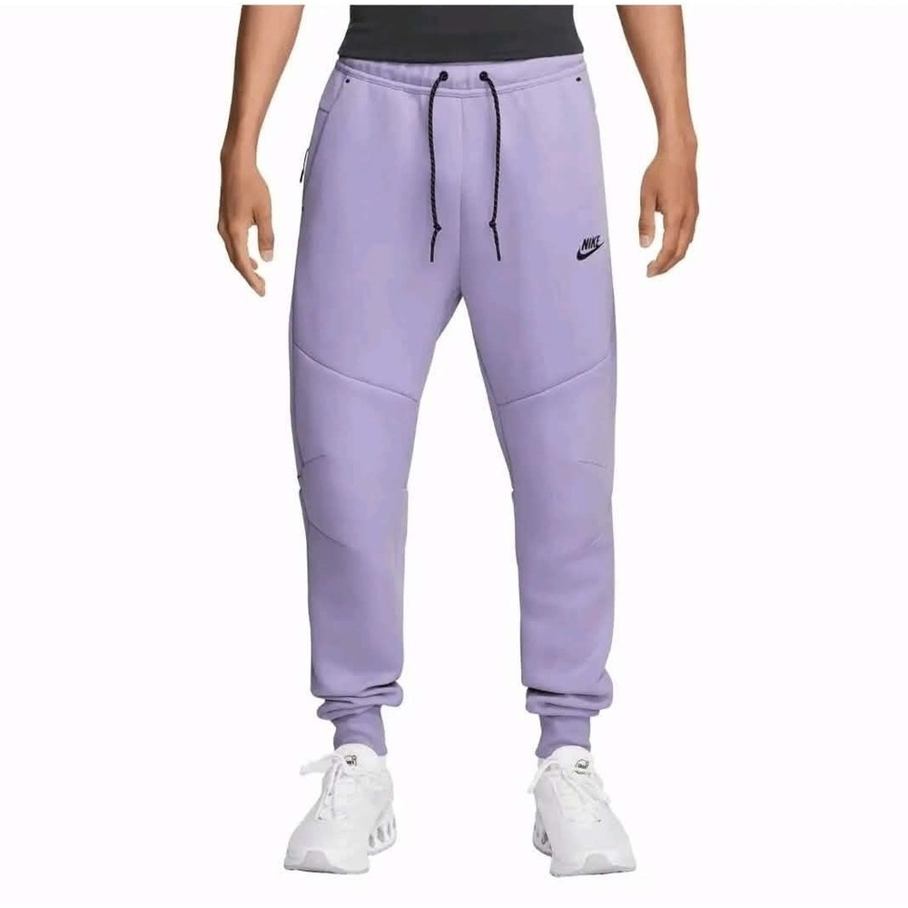 Nike Tech Men's Fleece Joggers HV0959 515 Hydrangeas/black Size Large